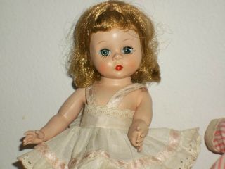 Early,  Heavy,  Strung Wendy - Kins Doll In Tagged Frilly Slip And Robe