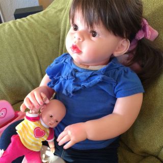 28  Silicone Vinyl Reborn Baby Girl Toddler Dolls Lifelike Newborn Toys Gifts
