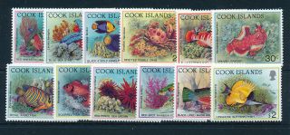 Cook Islands 1992 Definitives Sg1261/1272 Mnh