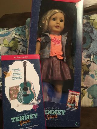 American Girl Doll Tenney Grant With Guitar Accessory Kit - Retired