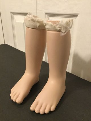 Vtg Porcelain Doll Parts Large Legs Fat 7” To Make Restore Doll