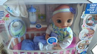 Baby Alive: Real As Can Be Baby - Realistic Brunette Baby Doll W/ 80,  Expression
