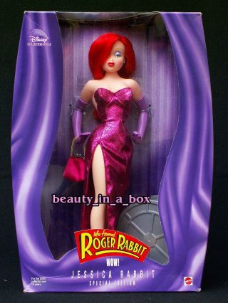 Jessica Rabbit Who Framed Roger Rabbit Disney Doll Nrfb Box With Shelf Wear "