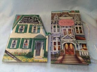 A Three - Dimensional Victorian Doll House Pop Up Book And Ann Green Gables Pop
