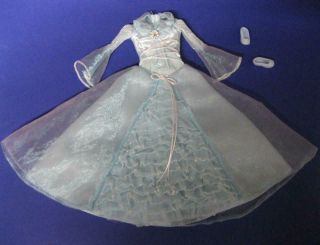 Barbie Magic Pegasus Rayla Cloud Queen Princess Doll 2005 Cloth - Blue Dress Gown