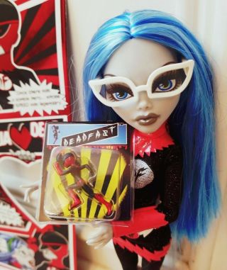 Monster High Sdcc 2011 Ghoulia Yelps Doll Dead Fast Comic Con No Box,  Bonus