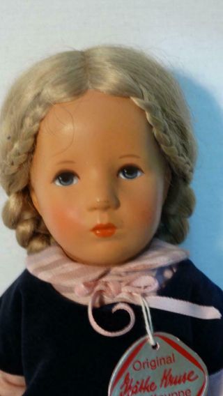 14 Inch 35cm Kathe Kruse Blond Doll Modell Hanne Kruse Jilly