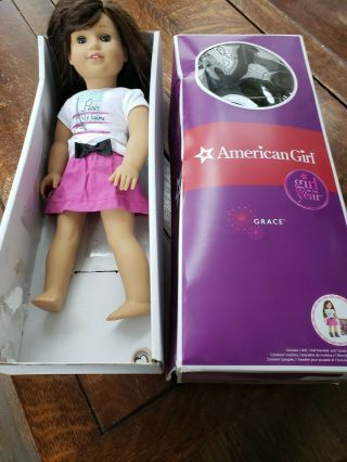 American Girl Grace Thomas Doll 2015 Girl Of The Year W/ Clothes & Box
