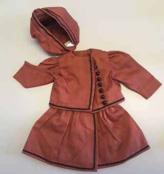 Bleuette Or 10.  5 - 11 Doll’s Dress.  With Hat And Blazer