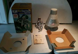 Gi Joe Official Space Capsule And Authentic Space Suit With Action Figure Insert