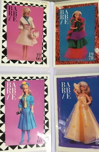 303 Mattel 1959 - 1990 Barbie Trading Cards 1st Edition In Sleeves