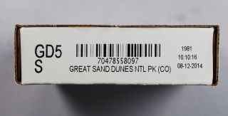 2014 - S Great Sand Dunes National Park Uncirculated Roll -