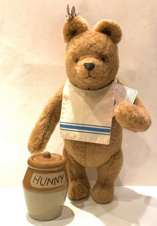 R John Wright Disney Winnie The Pooh And Hunny Pot & Box And Tags