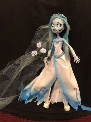 The Corpse Bride Emily Ooak Barbie Doll Custom Handmade Collector Unique Burton