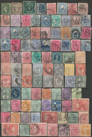 Australian States Old Stamps Small Accumulation  B191020