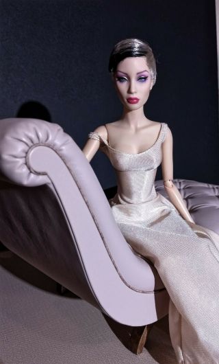 Sybarite Modsdolls Kingdom Dolls Ooak Tufted Chaise Lounge By Toteetoy Exquisite