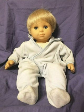 Bitty Baby Twins Doll Boy American Girl Blonde Blue Eyes With Pajamas