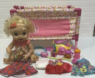 Hasbro 2007 Baby Alive Doll Learn To Potty Doll Play Yard Accessories