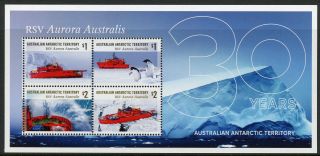 Aat Aust Antarctic Ter 2018 Mnh Aurora Australis Icebreakers 4v M/s Ships Stamps