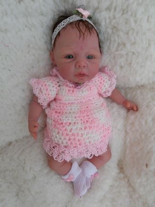 Gorgeous Ooak One Of A Kind Polymer Clay Baby Doll Isabel By Elizabeth Townsley