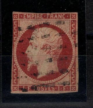 P123826/ France Stamp – Napoleon – Maury 18 – Certificate 4000 E