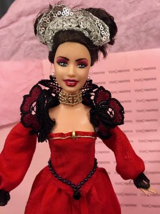 OOAK Vampire Barbie Doll Custom Madame Bathory The Blood Countess - Lady Dracula 3