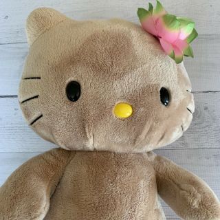 Hello Kitty Build A Bear BAB Sunkissed 18in Plush Tropical Tan Hawaiian Flower 2