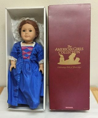 American Girl Doll Felicity W/ Blue Gown Pleasant Company