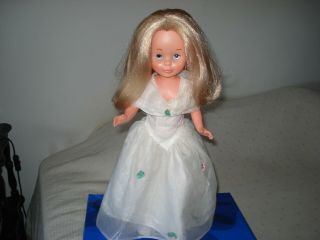 Nancy Doll Blond With Blue Eyes Con Vestido De CerimÓnia Made In Spain By Famo