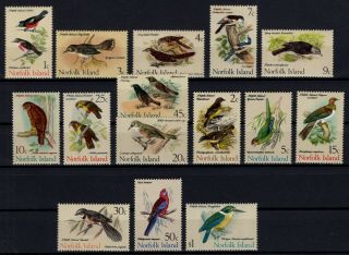 P119250/ Norfolk – Birds – Y&t 105 / 112 – 116 / 122 Complete Mnh