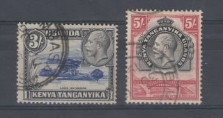 Kenya Uganda And Tanganyika 1935 3/ - 5/ - Sg120/121 Vfu J4959