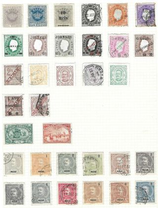 Macau Used/unused Classic Lot On Album Page Unchecked High Cv