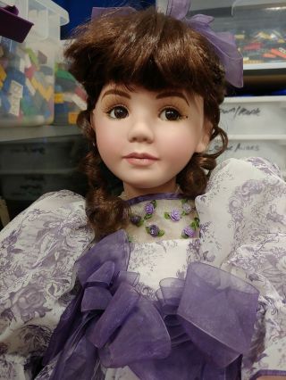 Marie Lavender Rose Limited Edition Doll Marie Osmond 24 