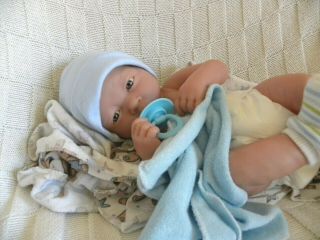 Doll Baby Infant Preemie For Reborn Beleaguer Play Boy Girl Blue Eyes Pacifier
