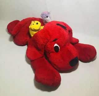 Scholastic Clifford The Big Red Dog Cleo T - Bone Plush Large 24” Bright Red