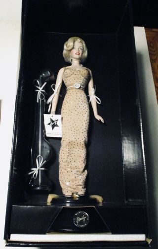 Marilyn Monroe Porcelain Doll " Happy Birthday Mr President "
