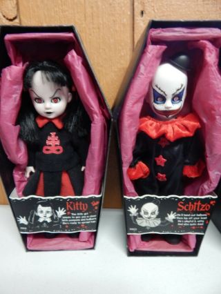 Living Dead Dolls Schitzo And Kitty Halloween Mezco