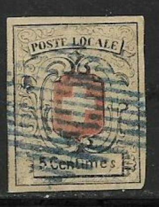 Switzerland 1843 Sc.  2l7 Canc.  If 4.  000.  -, , ,