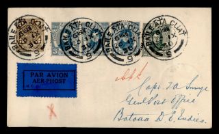 Dr Who 1930 Ireland Dublin Airmail To Netherlands Indies? E88134