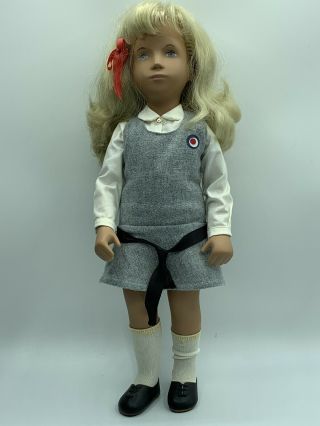 Sasha Doll 114s Blonde In School Girl Dress