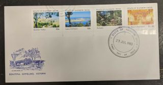 1983 Rainbow Creek Australia Fdc First Day Stamp Cover (l2156)