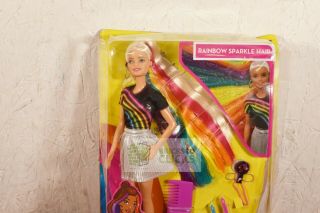 Mattel - Barbie Rainbow Sparkle Hair Barbie Doll 2