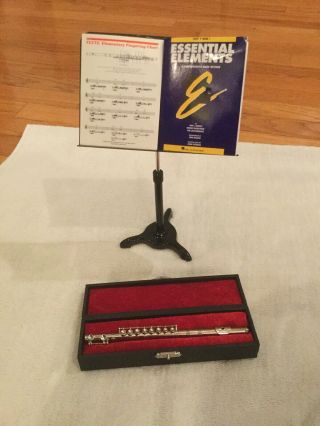American Girl Doll Flute Set: Including Flute,  Case,  Stand,  Book,  And Chart.