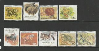 Australia 1981/3 Wildlife,  Change Of Perf Set,  P14.  5 X 14,  Um/mnh