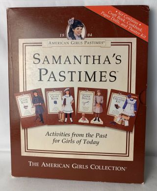 American Girl Pastimes Samantha Craft Book,  Cookbook,  Paperdolls & Theater Kit