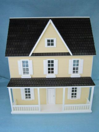 Hand Made ? Miniature Dollhouse Room Box 2 Story House Nr