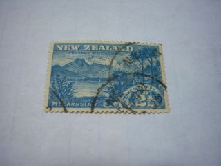 Zealand - Scott 73 - 1898 - - 2 1/2p Blue - Waki - Tipu - Perf 12 - 16 - Unwtmk - Cv$50