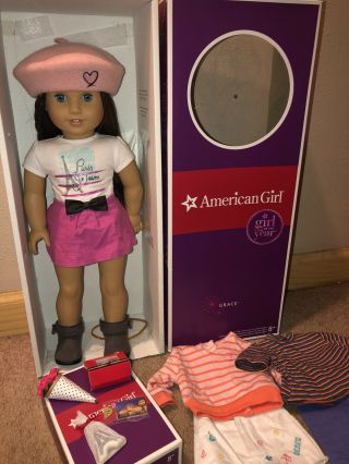 Retired American Girl Doll Goty Grace Thomas 2015