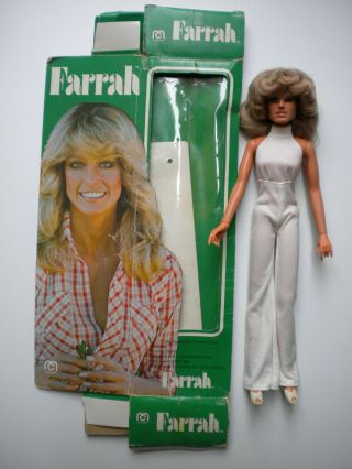 12 " Farrah Fawcett Doll - Charlies Angels - Box - Mego 1977