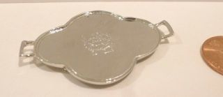 Eugene Kupjack Exquisite Miniature Sterling Silver Serving Tray